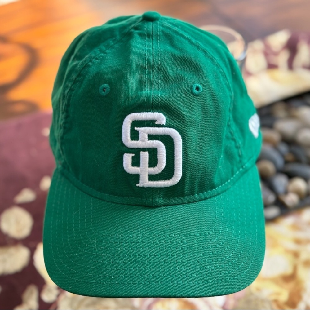 '47 BRAND MLB San Diego Padres Kelly Green Adjustable CLEAN UP Cap